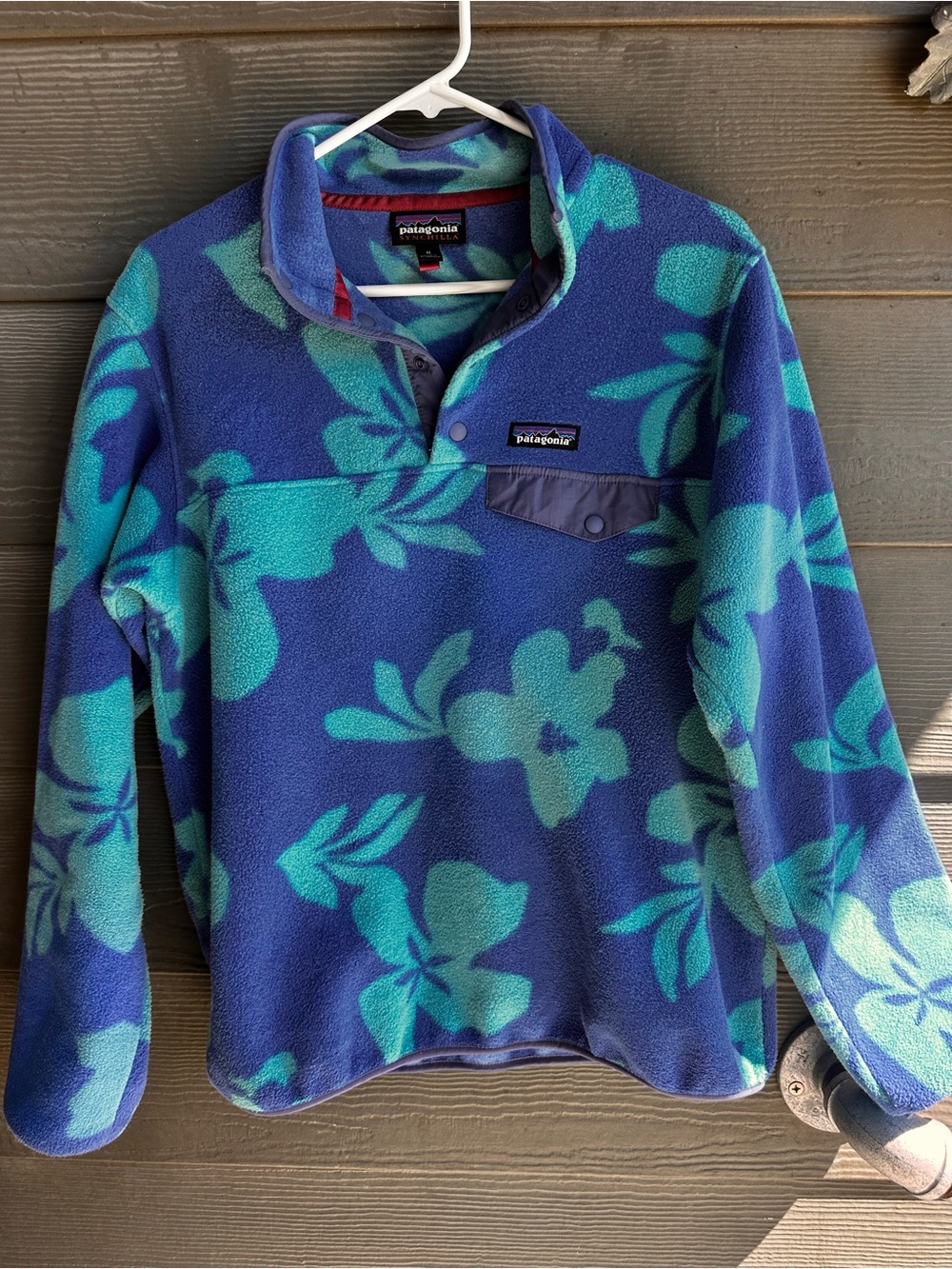 Rare Hawaiian print Patagonia Synchilla fleece